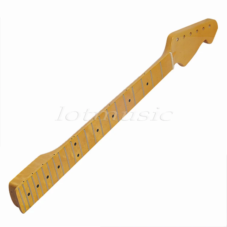 Новый клен шеи гриф 22 лада для Fender Strat Запчасти гитары|22 frets|maple neckreplacement neck |