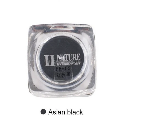 2 шт PCD высокое качество Азиатский черный Перманентный макияж Пигмент чернила для