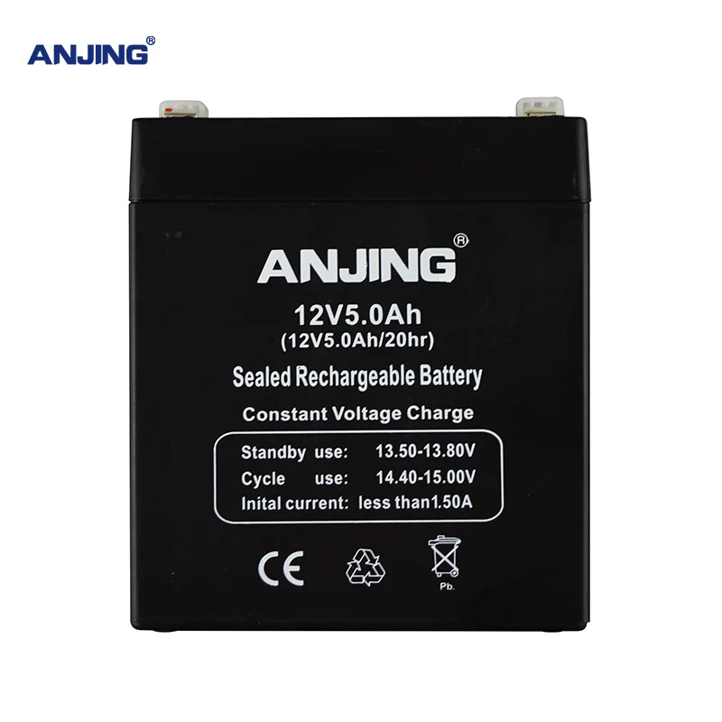 12V 5AH Battery for Backup Power LED emergency Light Children Toy Car Lead-acid Accumulator Replacement Maintenance | Электроника