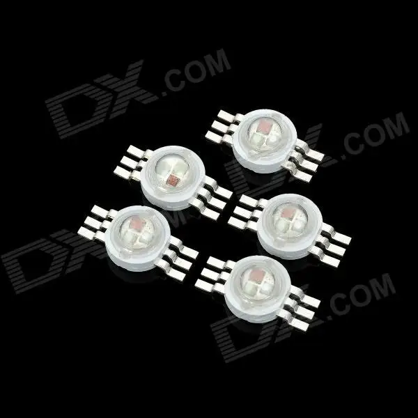 40 шт./лот Epistar DIY высокой мощности Bridgelux 3 Вт RGB светодиодный чип модуль бусин