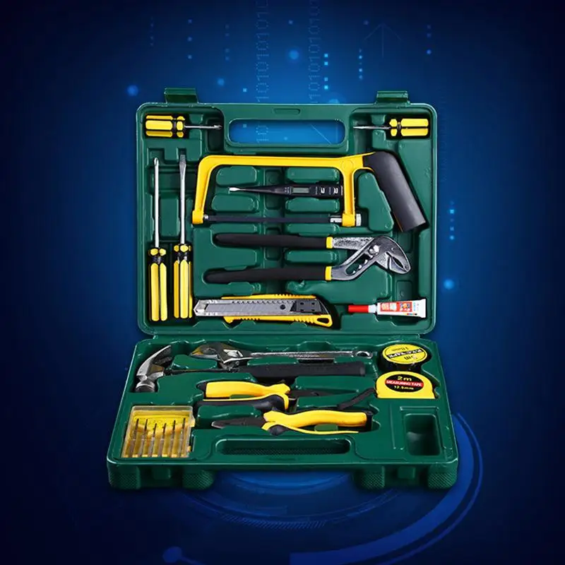 

22pcs Auto Home Household Repair Tool Combination Package Mixed Tool Set Hand Tool Kit Alloy Steel Tool Kit