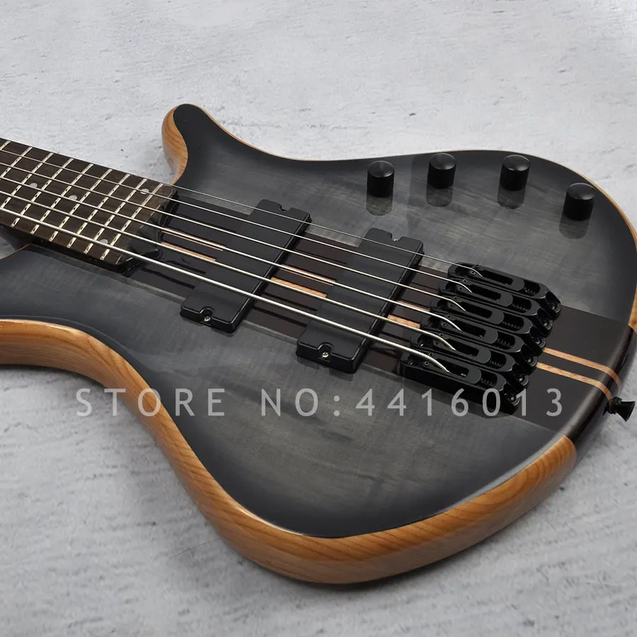 Высокое качество, Заводская Mayones бас 6 струны с верхом из обожжённого Клёна с ясень корпус для электрической бас-гитары музыкальный инстумент магазин