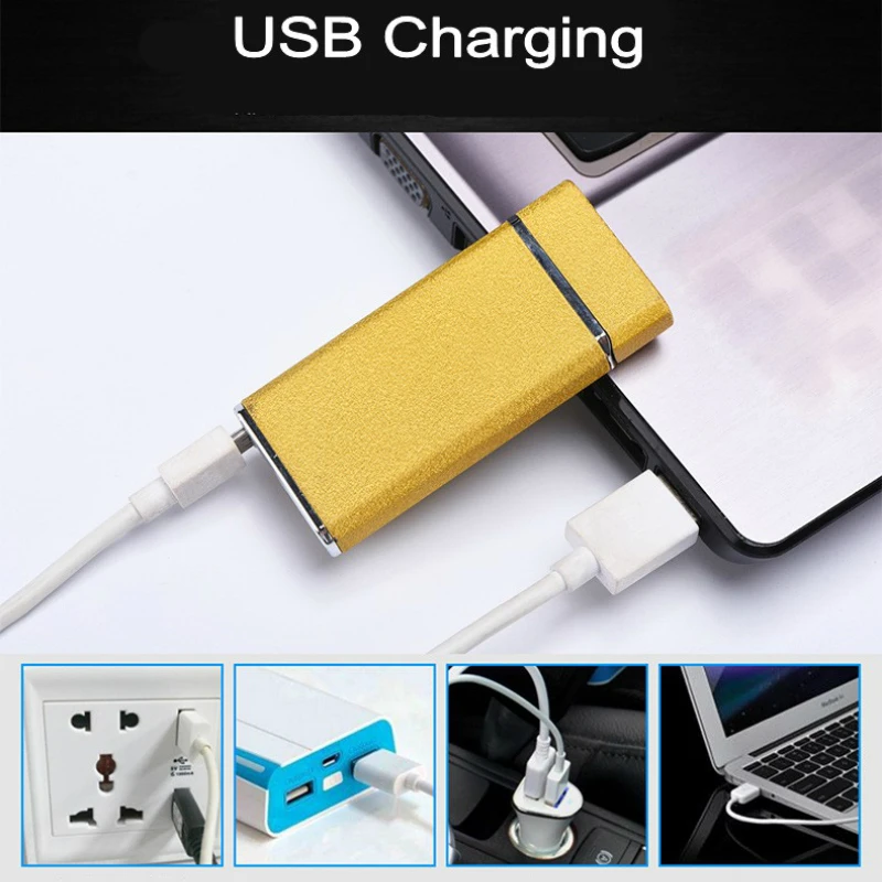 Новая перезаряжаемая зажигалка с двойной дугой плазменные USB зажигалки для сигар
