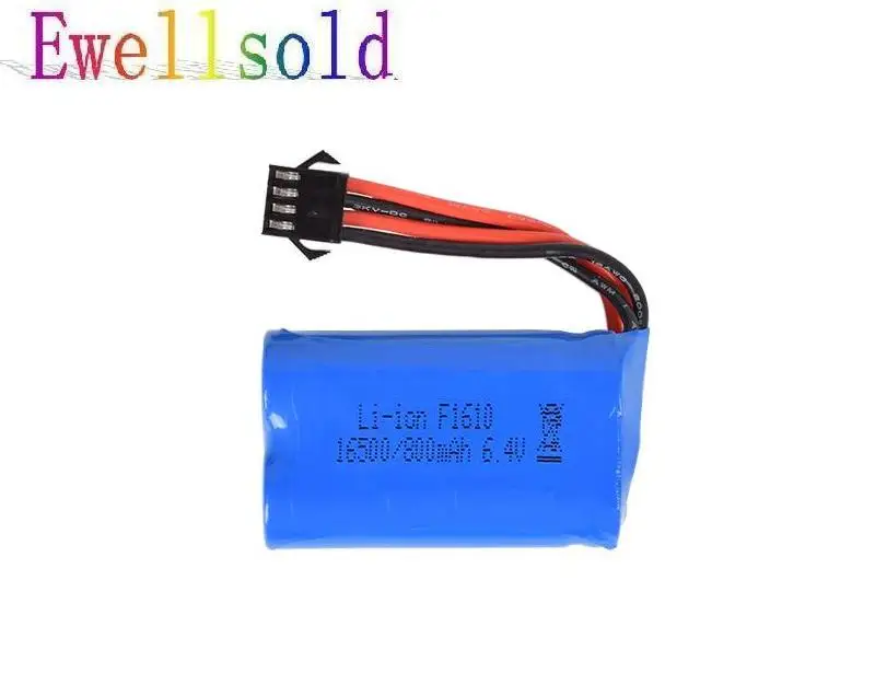 Wltoys 18628 18629 18428 18429 1/18 R/C Автомобиль грузовик 6 4 В 800 мАч литий-ионный аккумулятор 16500