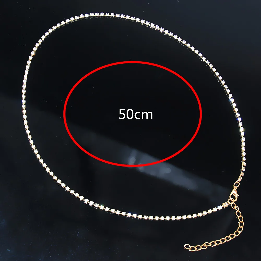 1 шт. сексуальный женский цветной Кристальный браслет на ногу облегающая цепь