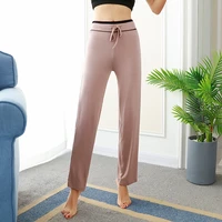 100 cotton womens pants loose s ports drawstring casual workout pants female summer trousers long fashion sweatpants