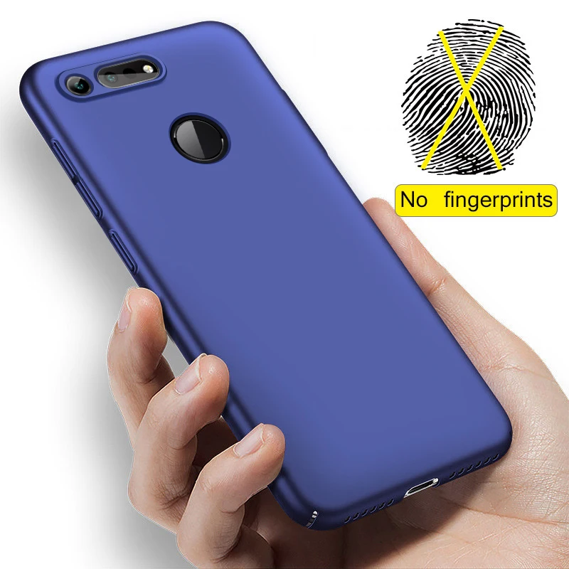 Чехол для Huawei Honor View 20 простой жесткий чехол ПК тонкая задняя крышка V20 однотонный