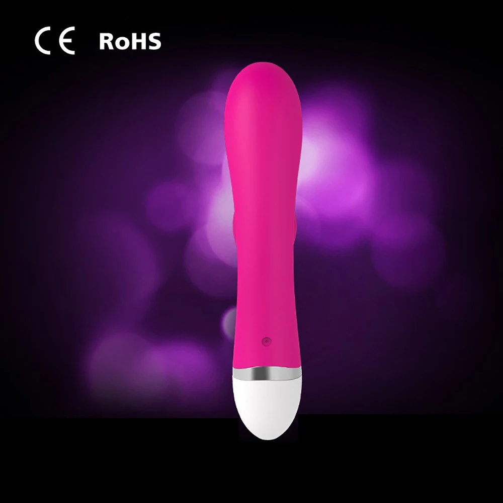 Wowyes G-spot кролик вибратор перезаряжаемый водостойкий вибрирующий фаллоимитатор