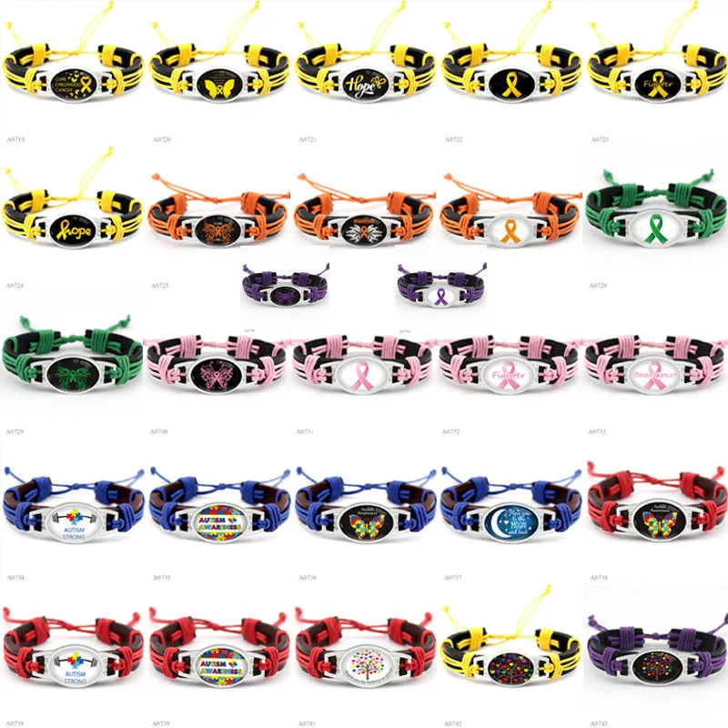 Браслеты для мужчин и женщин изображение людей с аутизмом сильной надписью