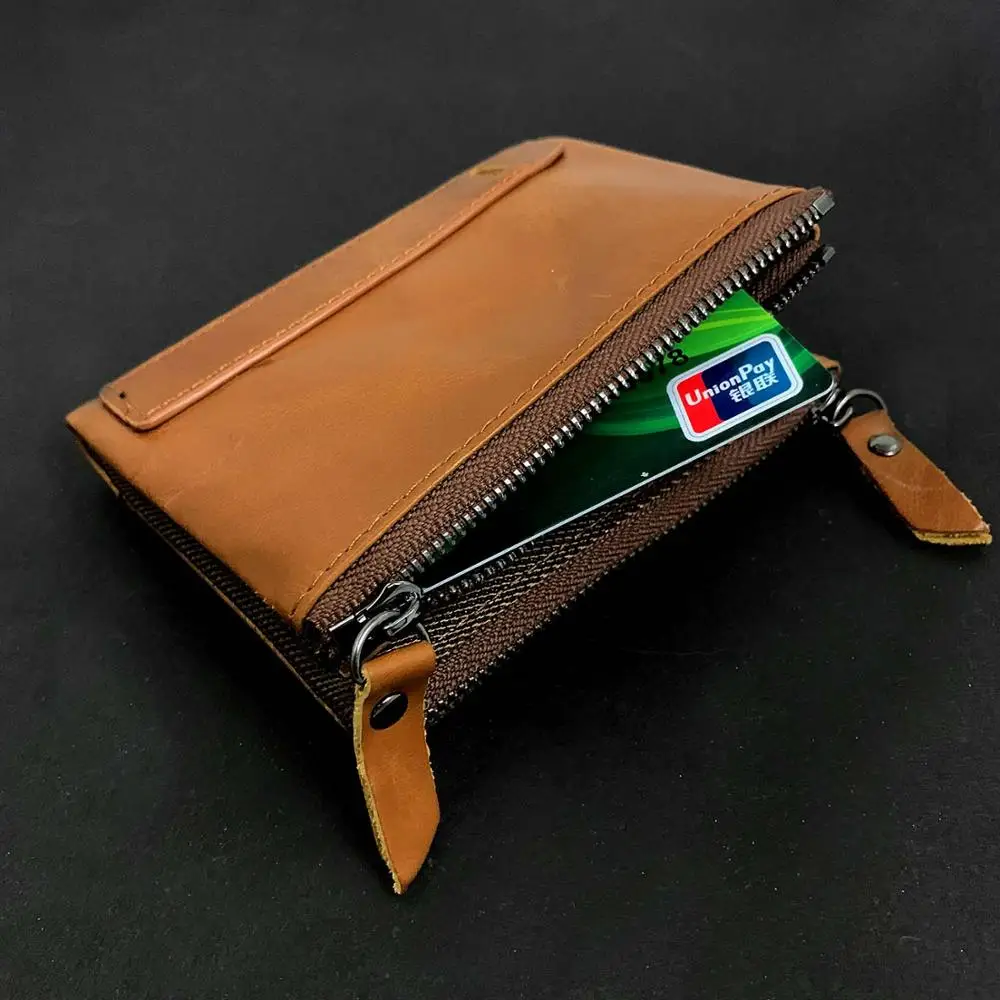 Мужской кошелек из мягкой натуральной кожи с rfid меткой отделением для монет и