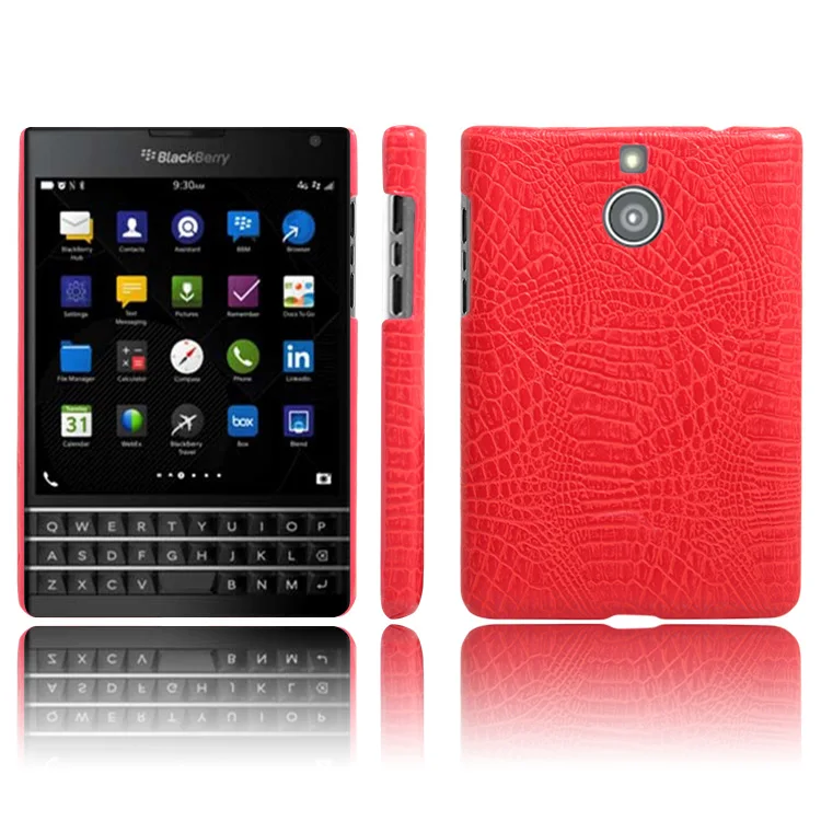 Роскошный чехол SUBIN из крокодиловой кожи искусственной задняя крышка для Blackberry