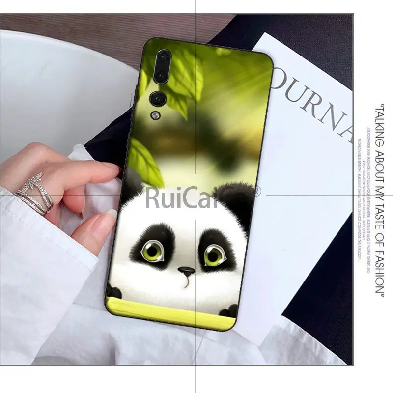 Чехол для телефона Ruicaica love funny panda DIY чехол Huawei Mate10 Lite P20 Pro P10 Plus Honor 9 10 мобильного