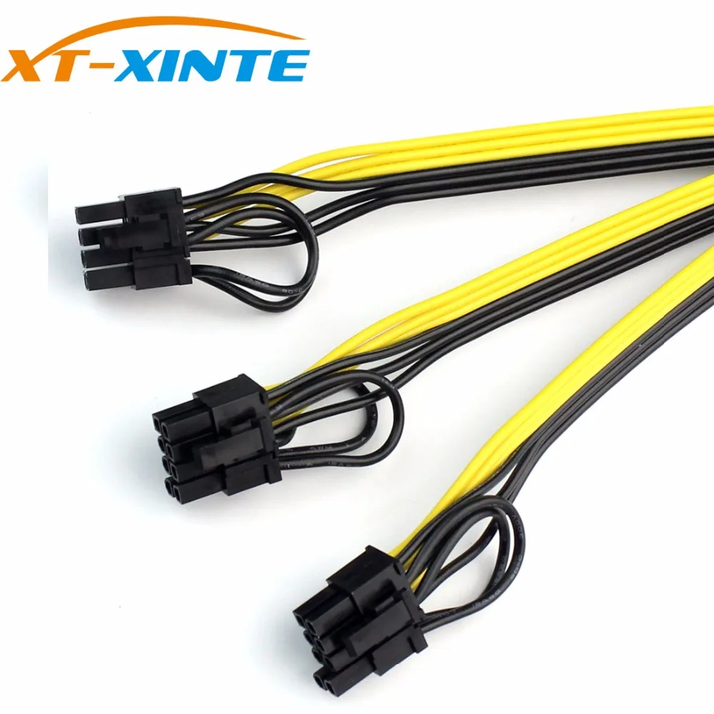 Кабель-адаптер для майнинга XT-XINTE 5 шт. от 1 до 3 6p + 2p 8-контактный графический