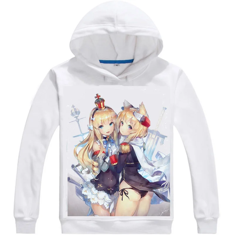 Azur Lane толстовки мужские хип-хоп Аниме Толстовка корабль-девочка мир военных кораблей HMS Белфаст C35 Женские аниме косплей толстовки - Цвет: Style 12