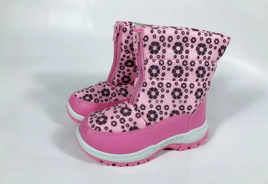 wallvell Export to Russian boys and girls winter warm snow boots non-slip cold resistant comfortable children snow boots