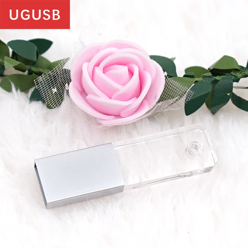 Мини Акриловые Кристалл карту флэш-памяти с интерфейсом usb Флеш накопитель pendrive