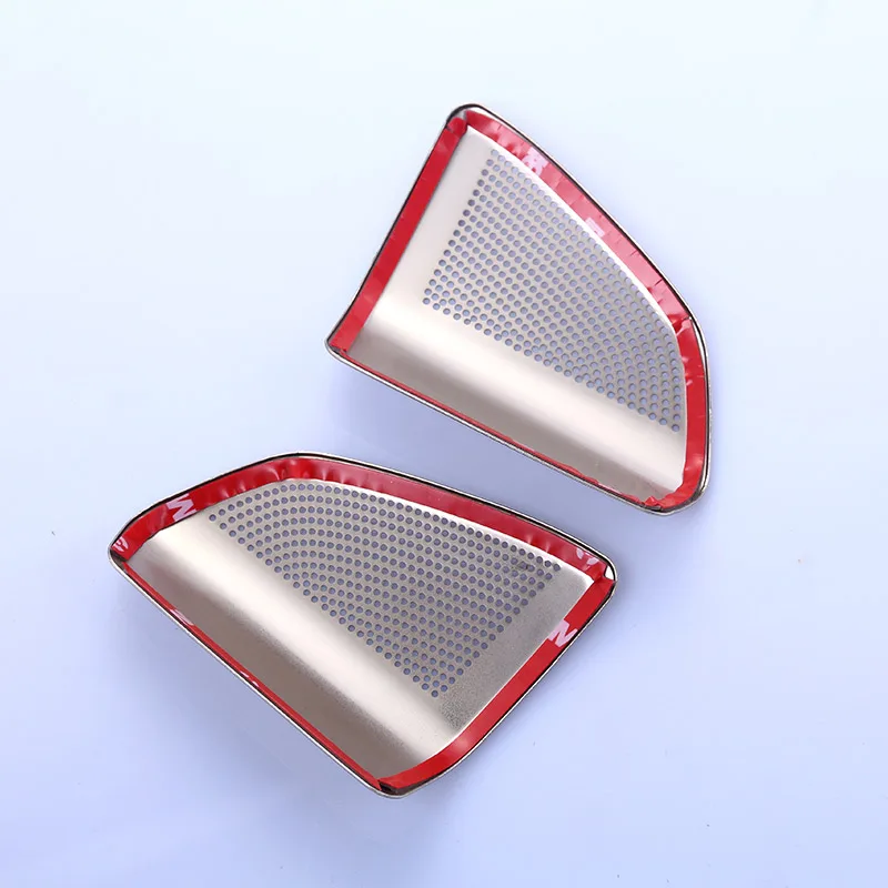 

2pcs Steel Audio Speaker Tweeters Cover Trim For BMW X5 F15 2014-2019 Car Styling Accessories