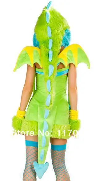 Новое пушистое животное косплей Хэллоуин модное сексуальное женское платье