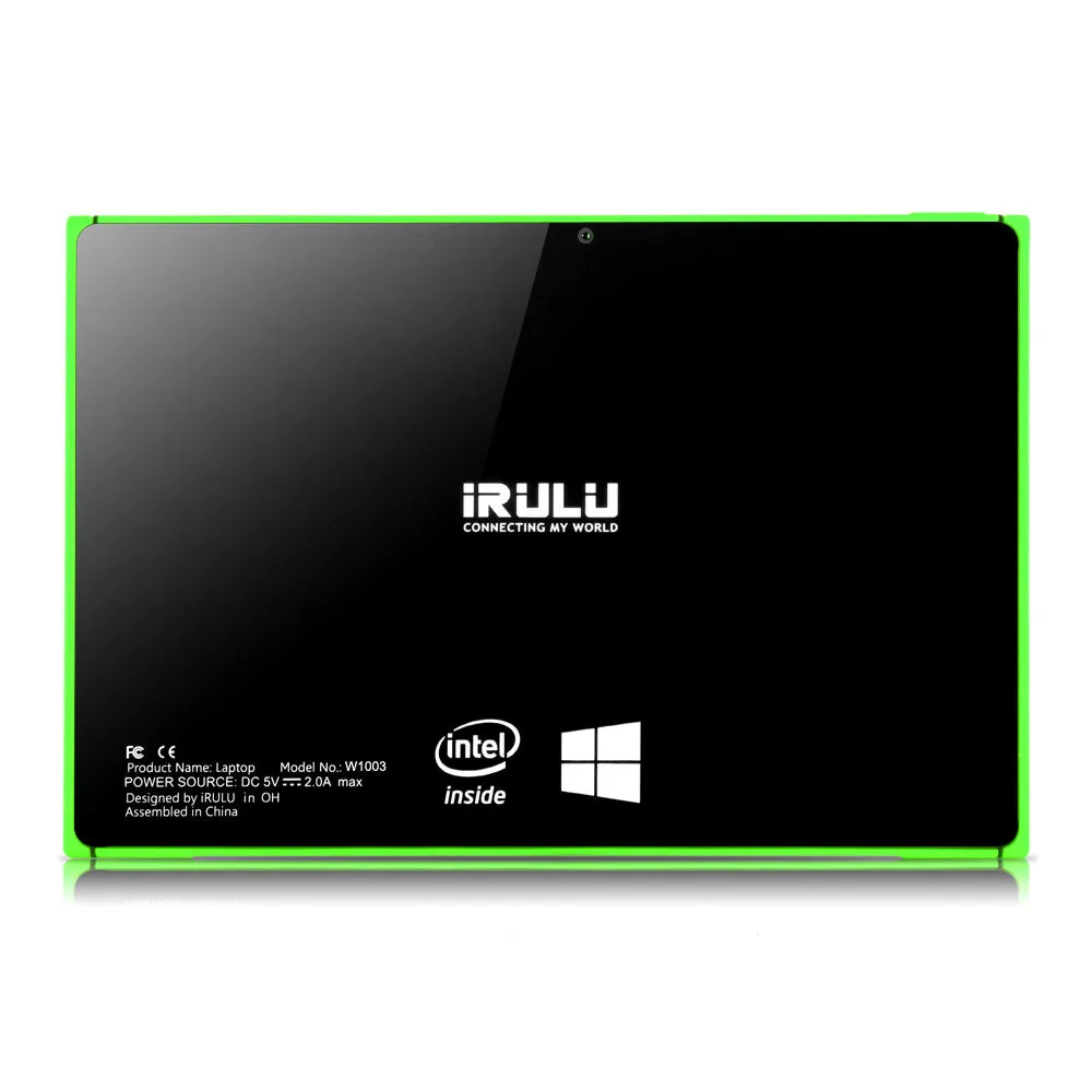 iRULU Walknbook W1 10.1&quot Windows 10 Tablet CPU Laptop 2GB RAM 32GB ROM Quad Core 2 in 1 Camera BT4.0 Wifi Detachable Keyboard |