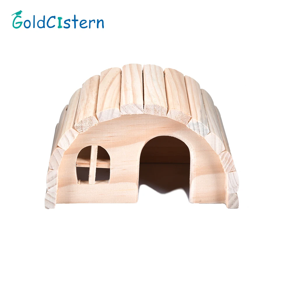 1 шт. изысканный деревянный дом для домашних животных прекрасные натуральные