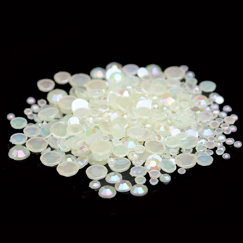 

Many Sizes Acrylic Rhinestones Jelly Yellow Color Shoes Clothing Decorations Sparkling Newest Nail Art Decorations