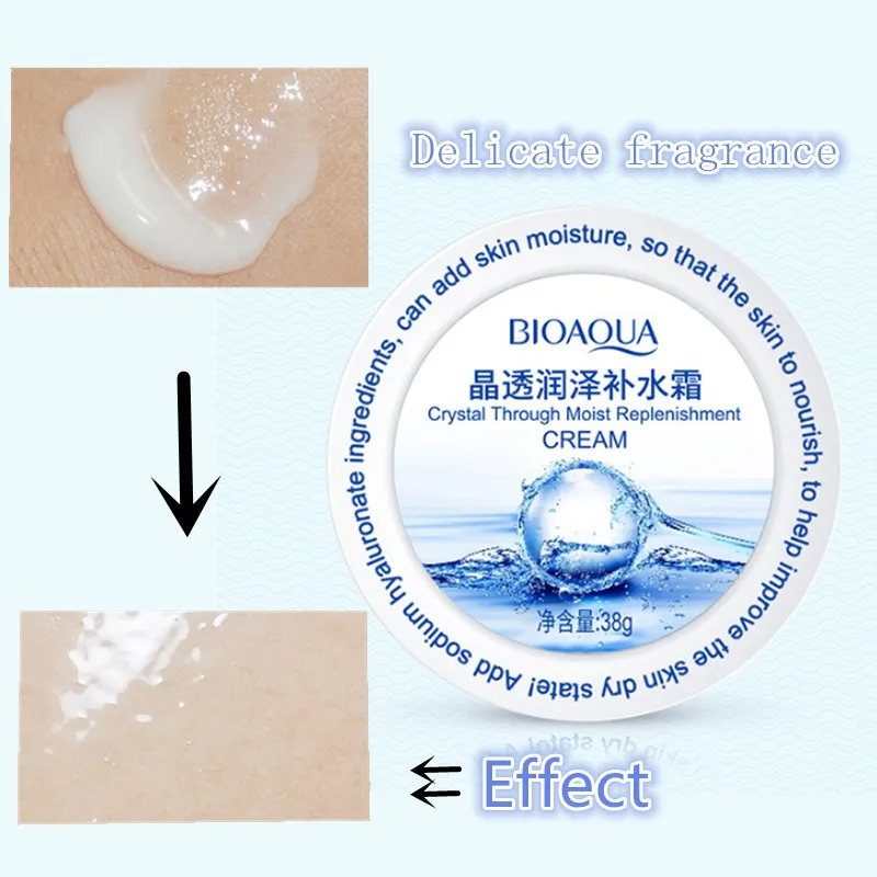 Дневной крем BIOAQUA с гиалуроновой кислотой для подтяжки кожи лица глубокое