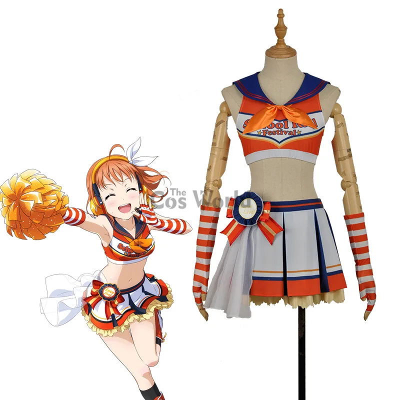 Милый! Солнечный свет! Aqours Takami Chika черлидеров матросский костюм платье униформа