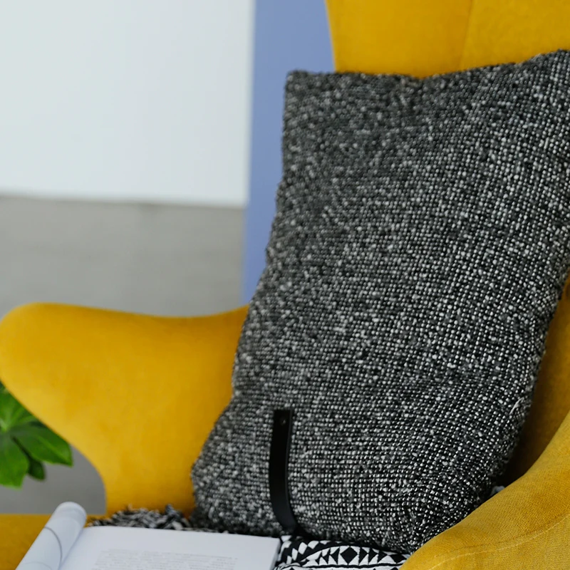 Miz 1 Piece Cushion Home Decor Accessories for Chair Rectangle Pillow Grey 50*30cm | Дом и сад
