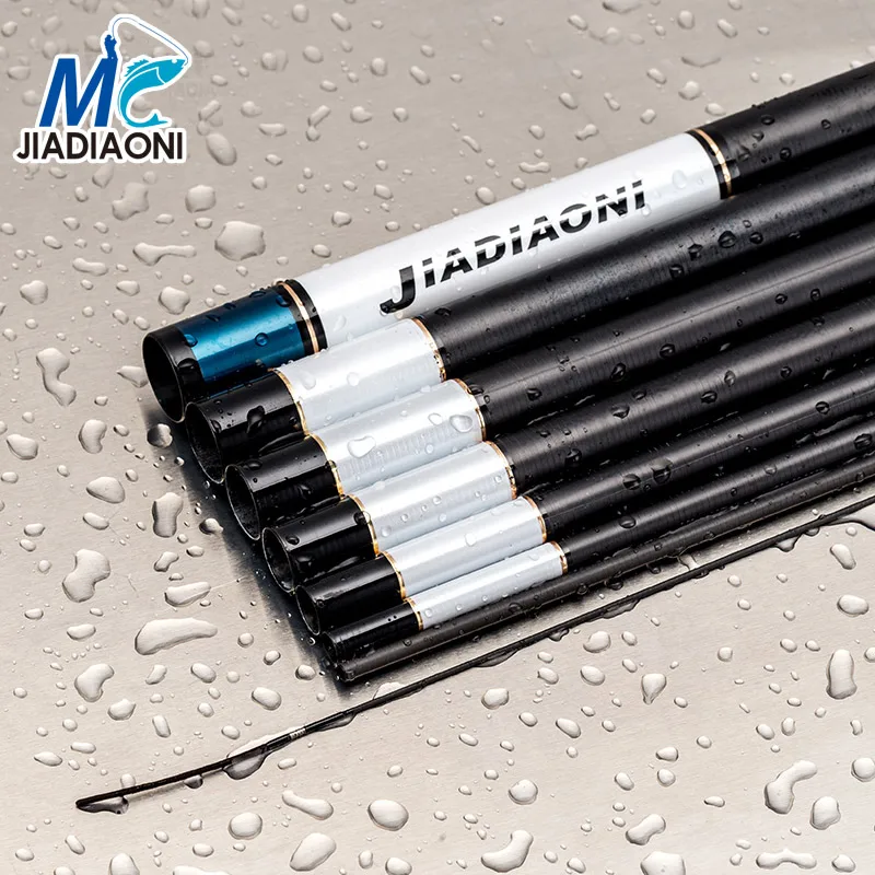 JIADIAONI 99% Углеродного Волокна 3 6 М 4 5 м 7 2 Carpfishing телескопическая Тайвань Спиннинг