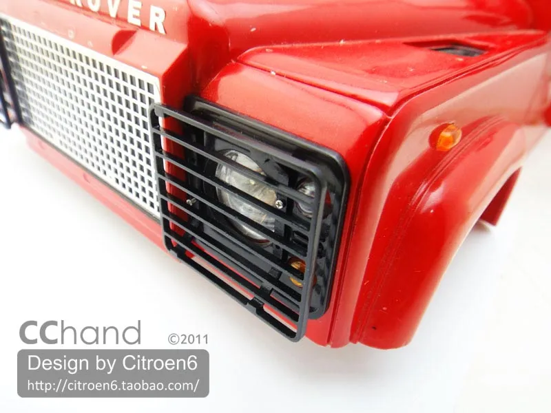 CChand Tamiya RC4WD G2 &amp amp land rover Land Rover D90 металлическая решетка фары RC Автомобильная