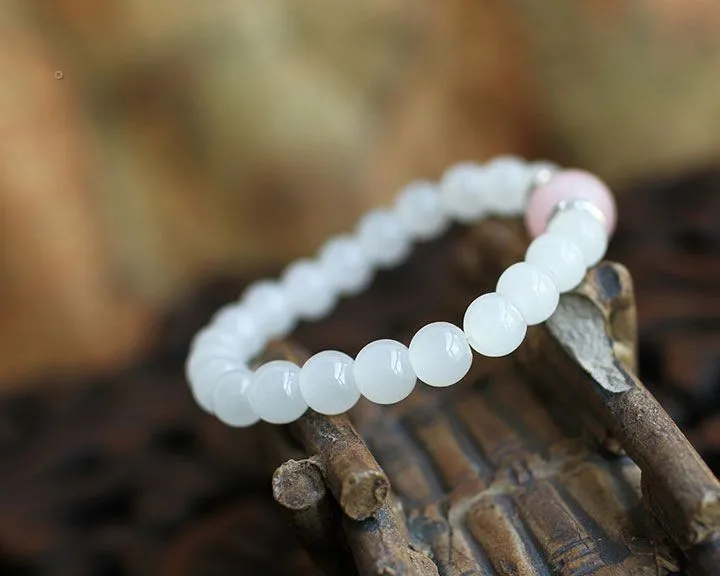 Лидер продаж браслеты и Стразы с натуральными розовыми кристаллами 7 мм бусины