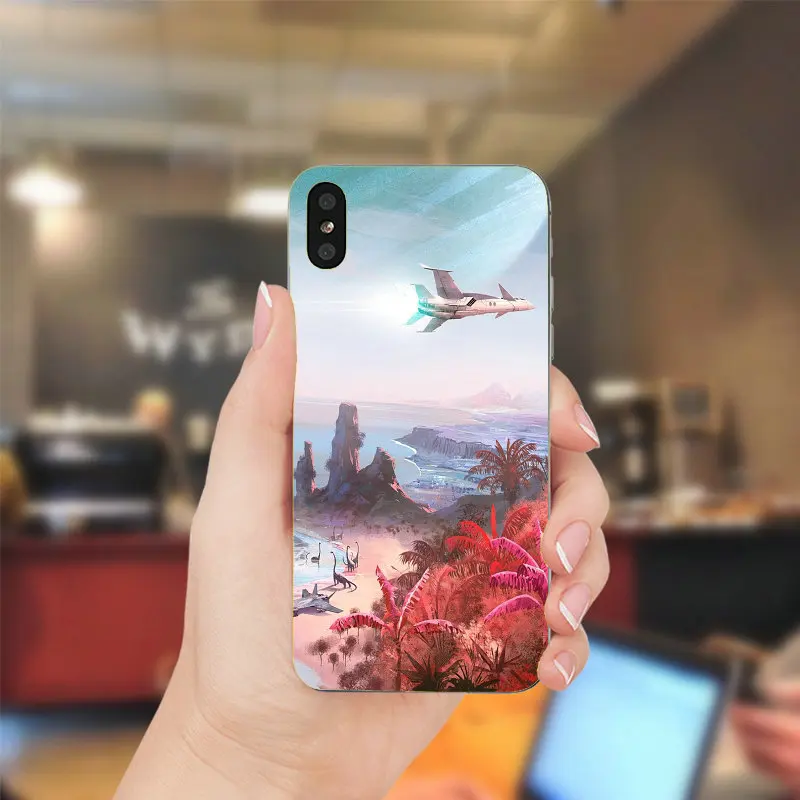 Прозрачный мягкий силиконовый чехол для телефона из ТПУ iphone 7 6 S 8 Plus 5 5S 5C SE X XR XS Max 4