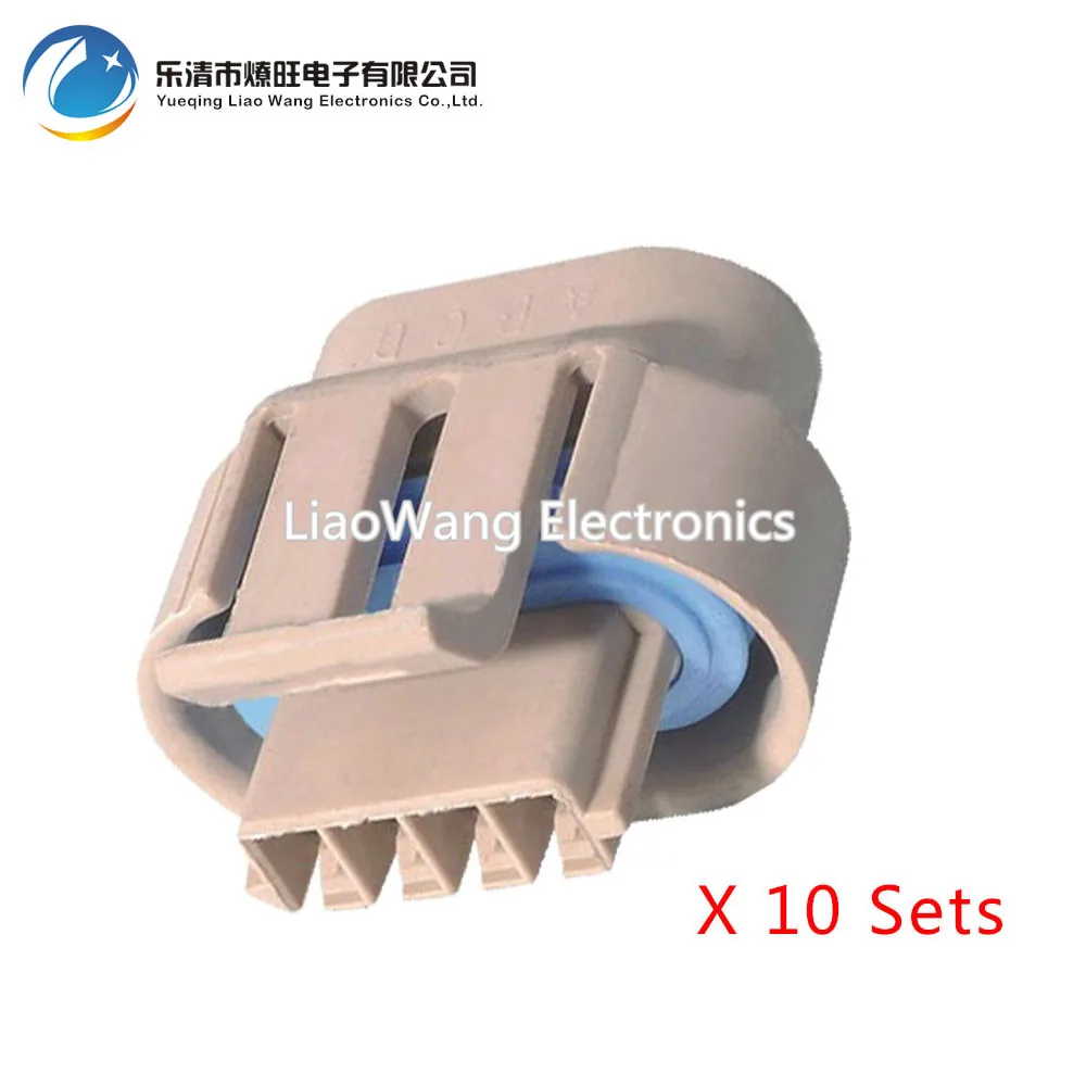 

10 Sets 4 Pin female Plastic Automotive Sensor High Voltage Plug With Terminal DJ7042Y-1.5-21 4P