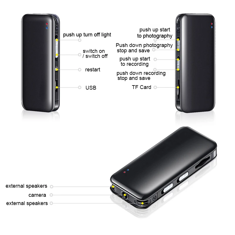 Мини камера SMARCENT SQ10 Full HD 1080 P видеокамера видео запись голоса микро ручка для