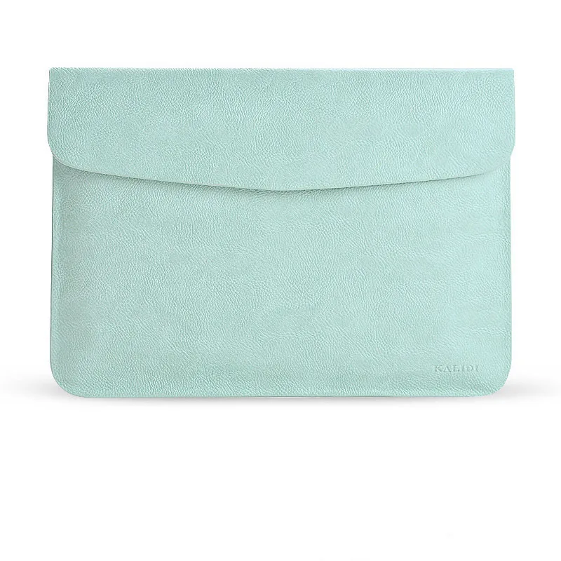 Green1 Сумка для ноутбука KALIDI, рукав для Macbook Air, 11 дюймов, новинка, pro 13, сумка для ноутбука, для Ipad, 12,9 дюймов, чехол для ноутбука, для Surface Pro, XiaoMi - Цвет: Green1