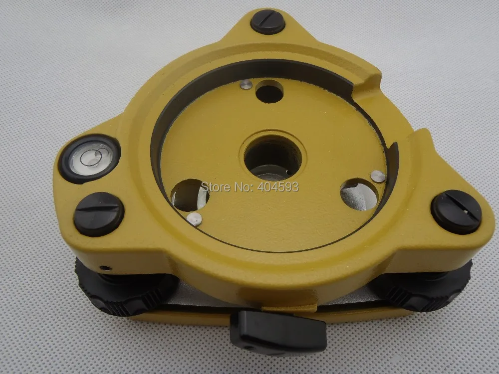 

Yellow Tribrach Without Optical Plummet BRAND NEW . YELLOW THREE-JAW