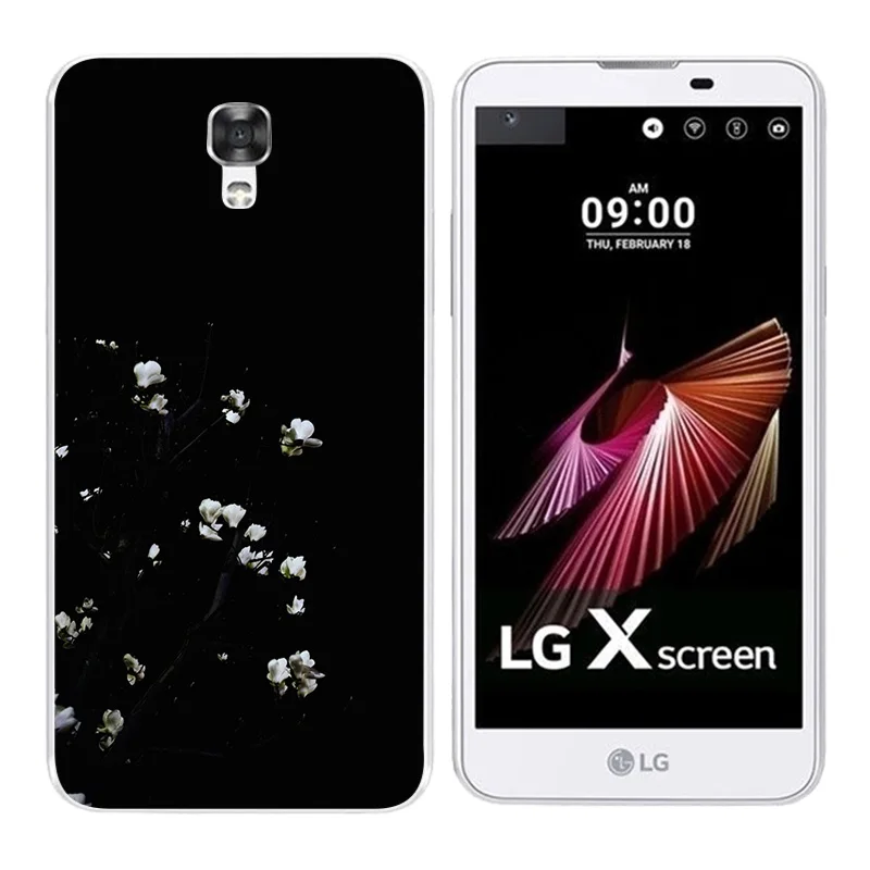 Модный мягкий ТПУ для LG X Screen/X View K500N K500DS Мягкий силиконовый чехол с принтом Const Screen