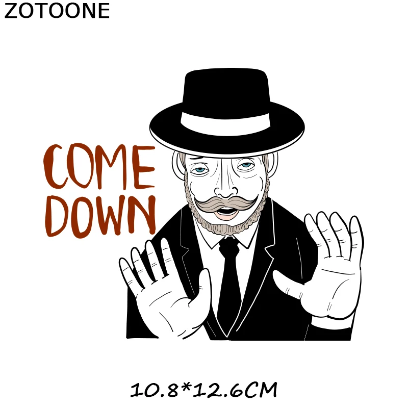 Термонаклейки ZOTOONE с надписью сделай сам термопереводные наклейки для одежды