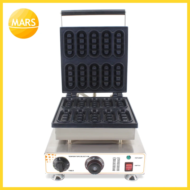 10 шт. антипригарные вафельные палочки 110 В 220 В|waffle maker machine|waffle stickcommercial waffle |