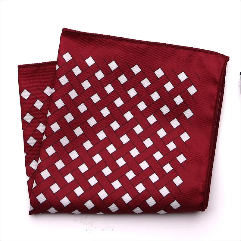 Новинка, модный мужской платок, карманный, квадратный, популярный, 25X25 см, большой, мужской, с узором пейсли, в горошек, нагрудные Платки для свадьбы, мужской костюм - Цвет: MPK-21