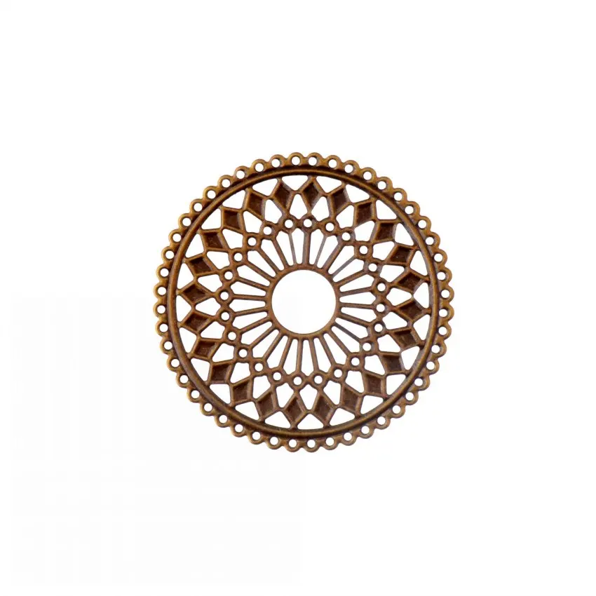 10 шт. круглые розетки для украшения цветов|findings|findings connectorfindings filigree |