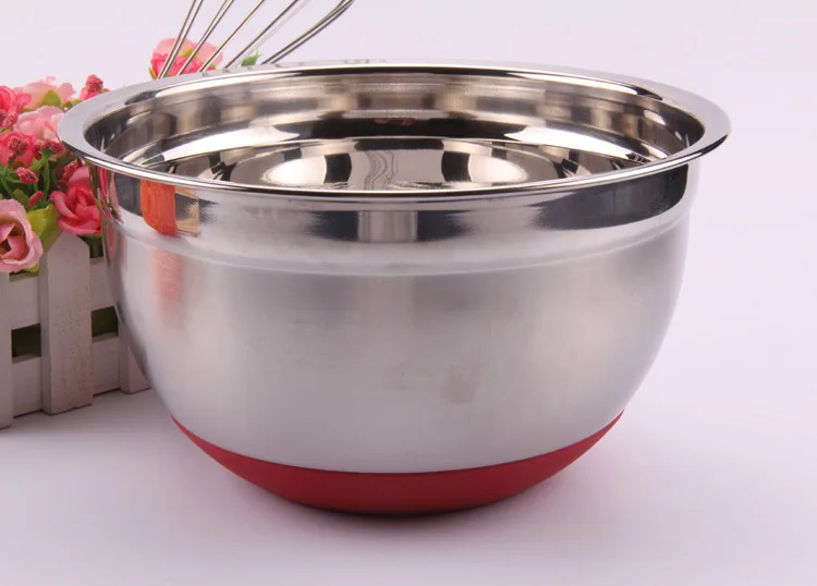 1 шт. миски для глубокого смешивания торта 20 см|mixing bowl|steel mixing bowlstainless steel bowl |