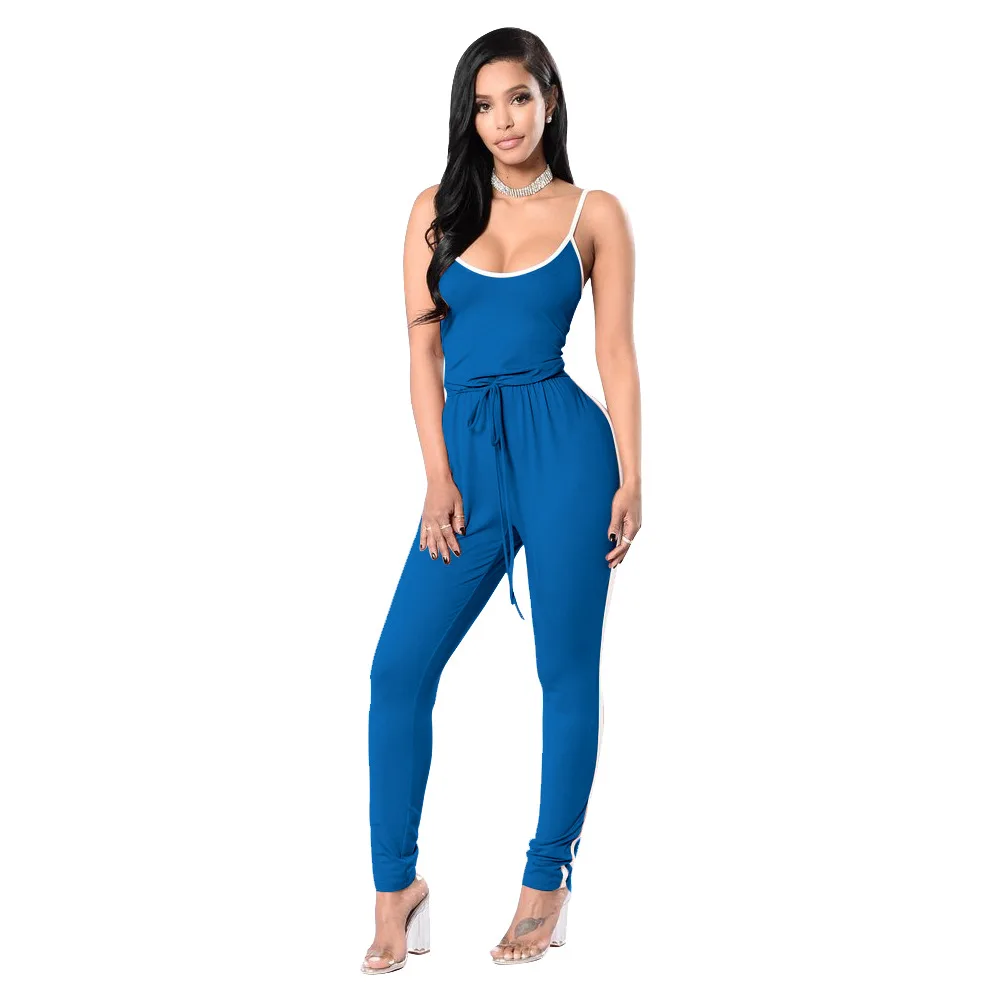 

New Design Strap Jumpsuit Women Casual Wear Outfits Hot Women Bodycon Rompers