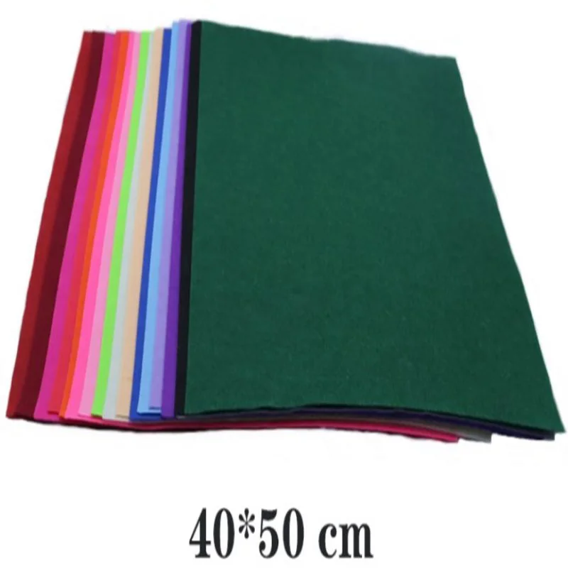 

40*50 Cm High Quality Handmade Felt Fabric DIY Craft Leaves Flowers Toys Sewing Storage Bags Doll Decorations Christmas Felt