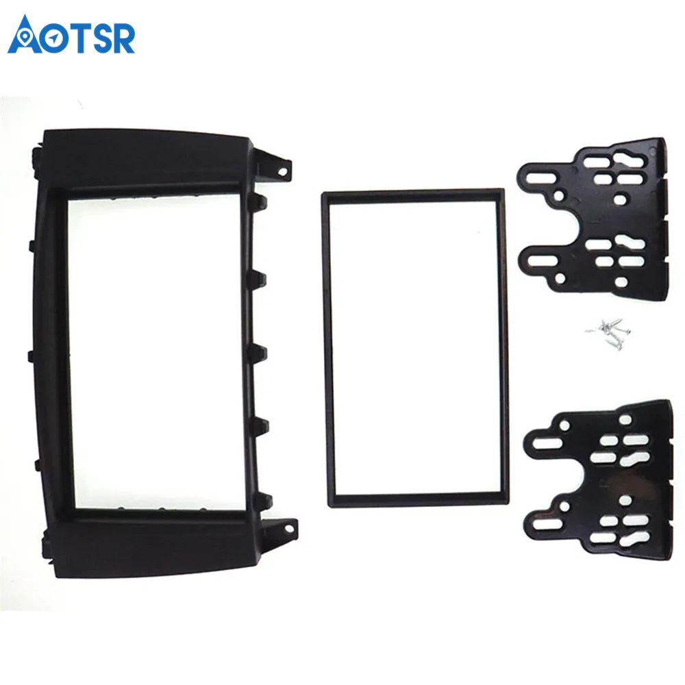 2 din Fascia стерео монтажный адаптер fascia Для BENZ C CLASS (W203) 2004-2007 для CLK-klase (W209)2005-2009 рамка |