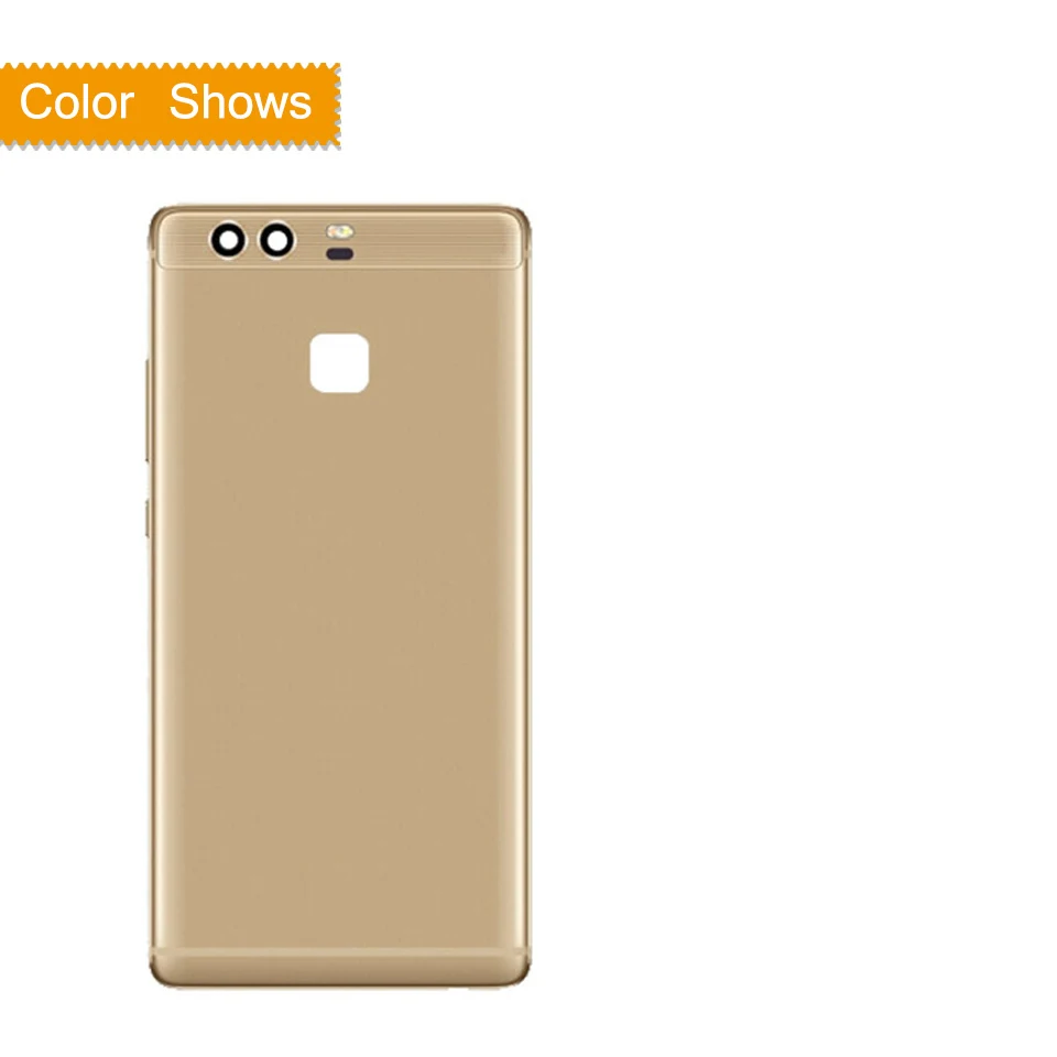 5," для huawei P9 EVA-L09 EVA-L19 EVA-L29 Корпус Батарея женские босоножки с закрытой пяткой Стекло задняя дверь Шасси Корпус сменная часть - Цвет: gold no gift
