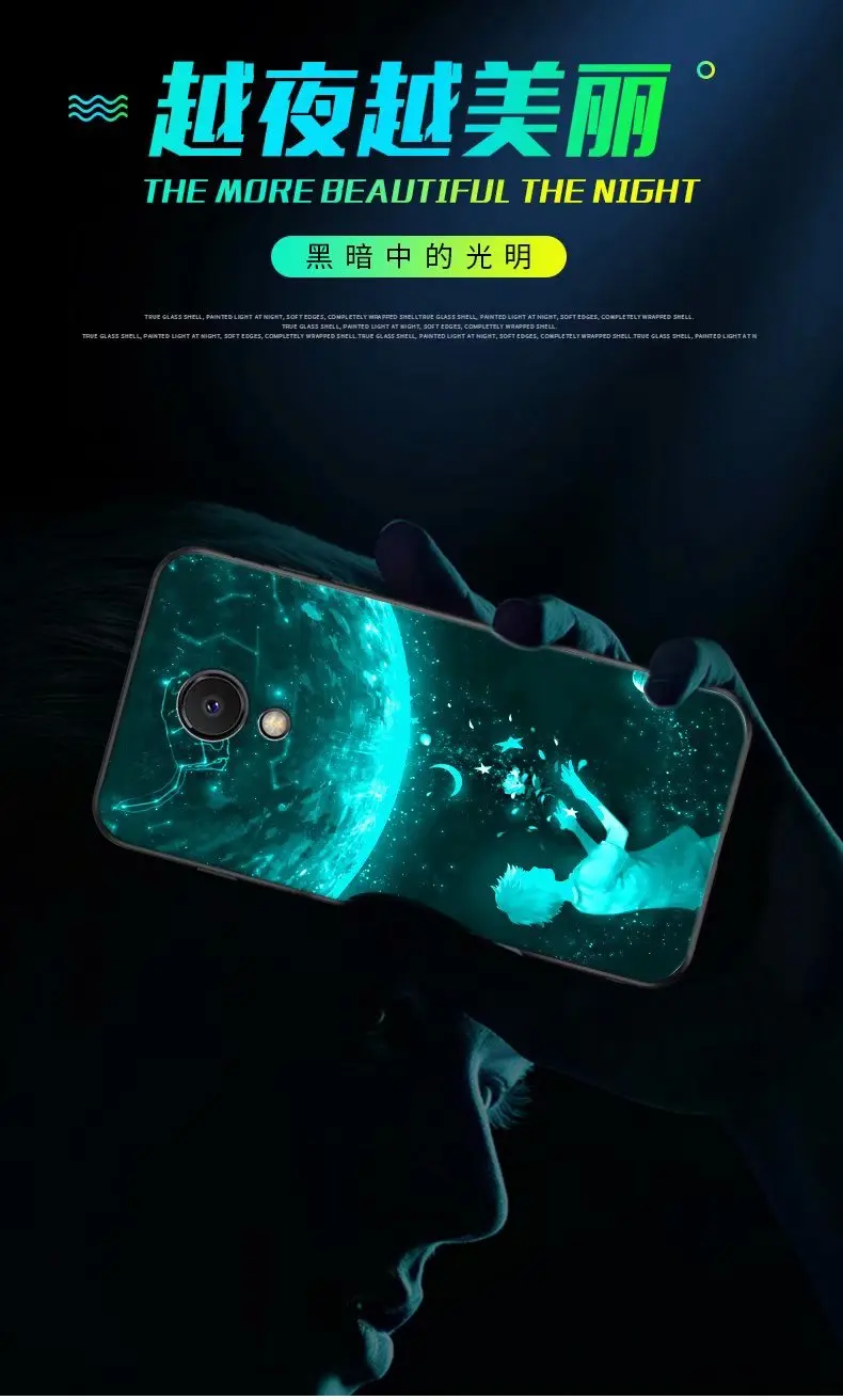 Для meizu M6S чехол Роскошный светящийся Узор Жесткий закаленное стекло защитный чехол на заднюю панель для meizu m6s полное покрытие оболочка