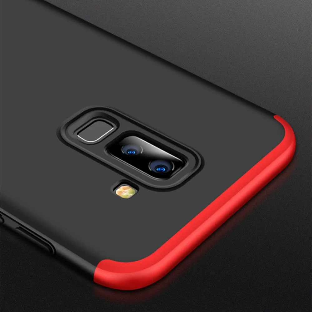 Роскошный 360 градусов полный чехол для телефона Samsung Galaxy J8 J4 J6 2018 противоударный