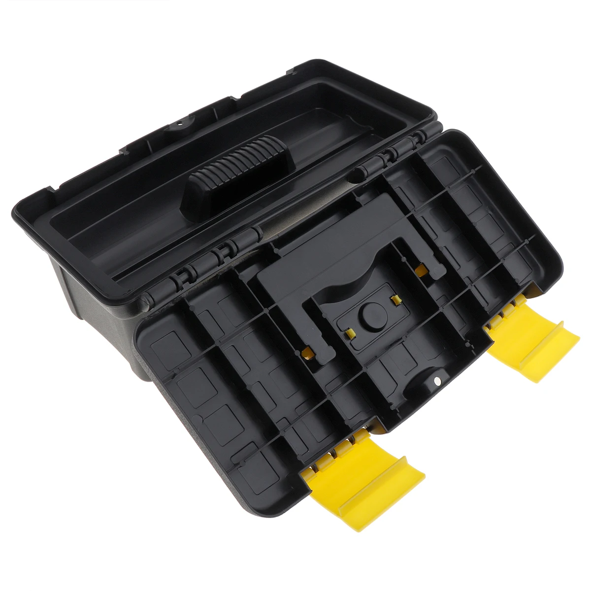 

10"Portable Multifunctional Tool Box with Removable Two-Layer Tobe Tray Tool Kit for Home/ Workshop Collect Tool Accessories