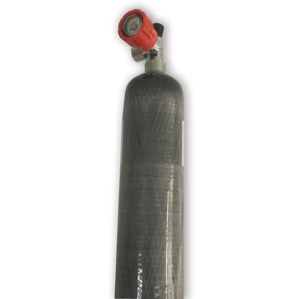 AC10211 2L CE Paintball Tank Mini Scuba Diving Tank High Pressure Cylinder Mini Dive Tank Cylinder Compressed Air Valve Airsoft